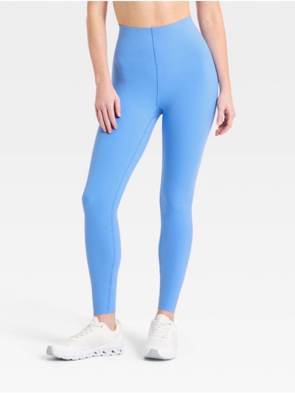 NWT All In Motion Women's Super Flex Ultra High Rise Bonded Leggings, XL - Blue